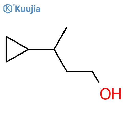 3-cyclopropylbutan-1-ol structure