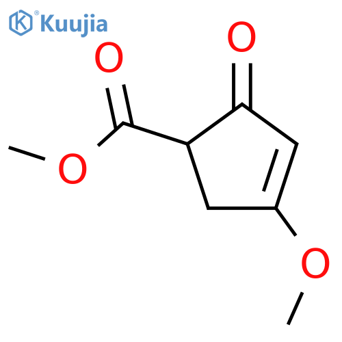 methyl 4-methoxy-2-oxocyclopent-3-ene-1-carboxylate structure