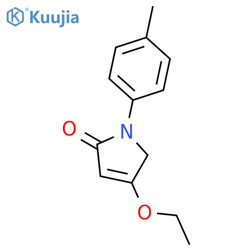 2H-Pyrrol-2-one,4-ethoxy-1,5-dihydro-1-(4-methylphenyl)- structure