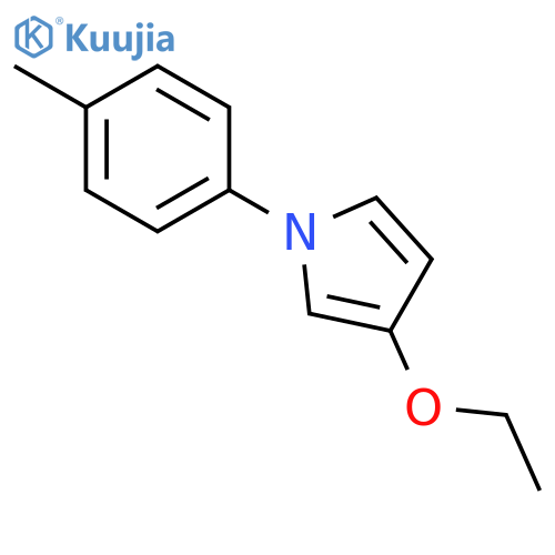 1H-Pyrrole,3-ethoxy-1-(4-methylphenyl)- structure