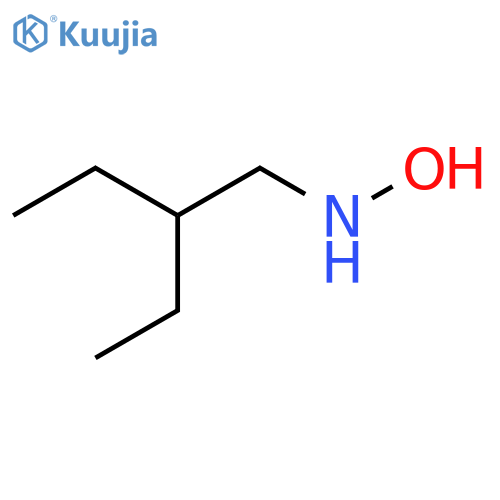N-(2-ethylbutyl)hydroxylamine structure