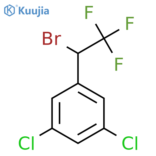 1-(1-BroMo-2,2,2-trifluoro-ethyl)-3,5-dichloro-benzene structure