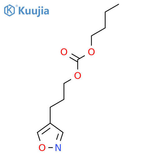 CARBONIC ACID, BUTYL 3-(4-ISOXAZOLYL)PROPYL ESTER structure