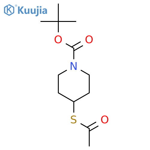 Tert-Butyl 4-(Acetylsulfanyl)Piperidine-1-Carboxylate structure