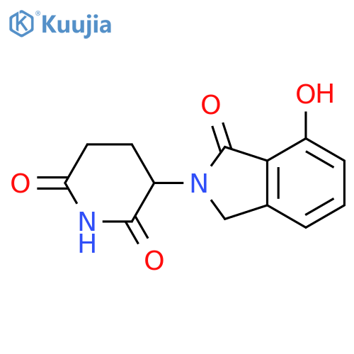 2,6-Piperidinedione,3-(1,3-dihydro-7-hydroxy-1-oxo-2H-isoindol-2-yl)- structure