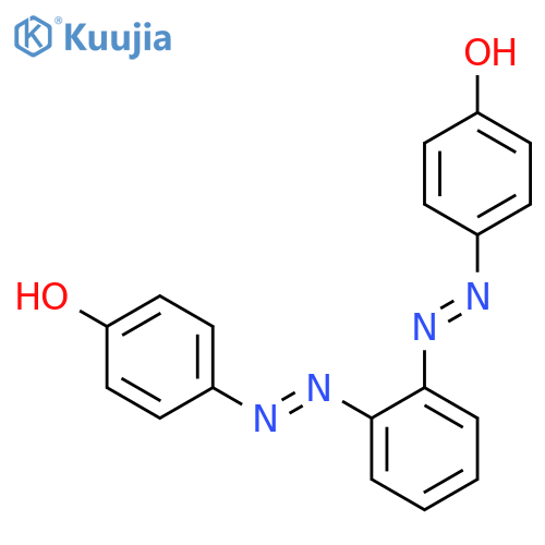 Phenol, 4,4'-[1,2-phenylenebis(azo)]bis- structure