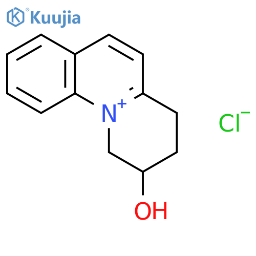 Benzo[c]quinolizinium, 1,2,3,4-tetrahydro-2-hydroxy-, chloride structure