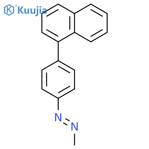 (E)-1-Methyl-2-[4-(naphthalen-1-yl)phenyl]diazene structure