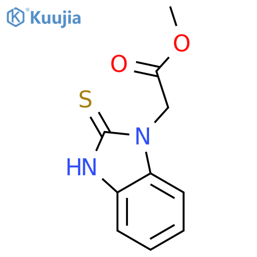 1H-Benzimidazole-1-acetic acid, 2,3-dihydro-2-thioxo-, methyl ester structure