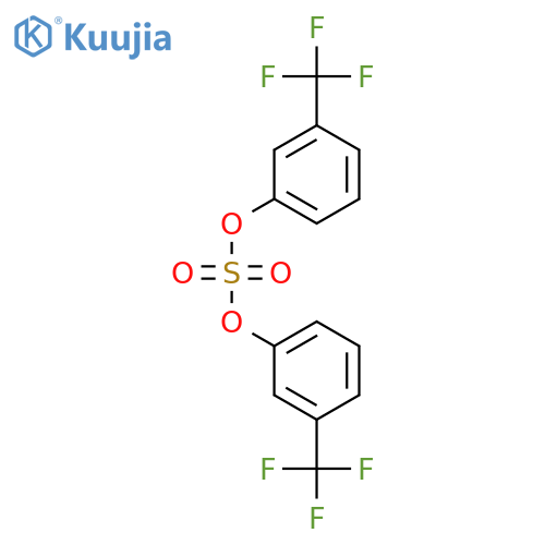 Bis3-(trifluoromethyl)phenyl sulfate structure