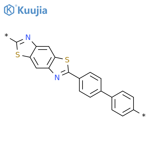 Poly(benzo[1,2-d:4,5-d']bisthiazole-2,6-diyl[1,1'-biphenyl]-4,4'-diyl) structure