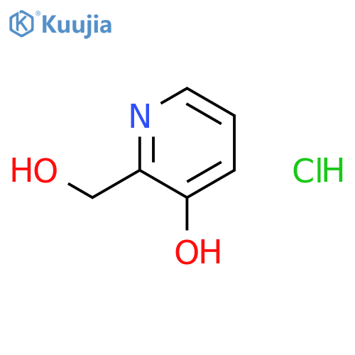 3-Hydroxy-2-pyridinemethanol hydrochloride structure
