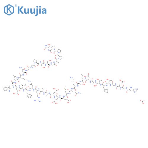 Exenatide acetate structure