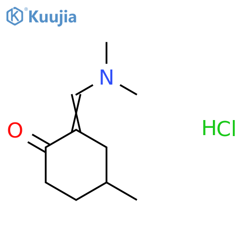 (2E)-2-(Dimethylamino)methylene-4-methylcyclohexanone hydrochloride structure