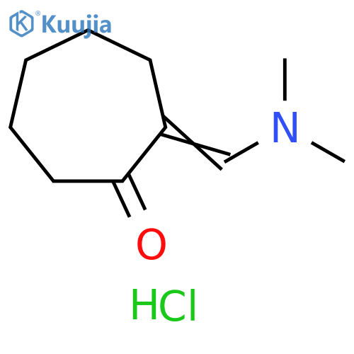 (2E)-2-(dimethylamino)methylenecycloheptanone hydrochloride structure