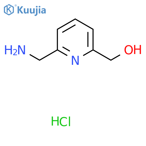 6-(aminomethyl)pyridin-2-ylmethanol hydrochloride structure