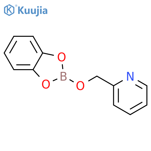 Pyridine, 2-[(1,3,2-benzodioxaborol-2-yloxy)methyl]- structure