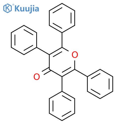 2,3,5,6-Tetraphenyl-4H-pyran-4-one structure