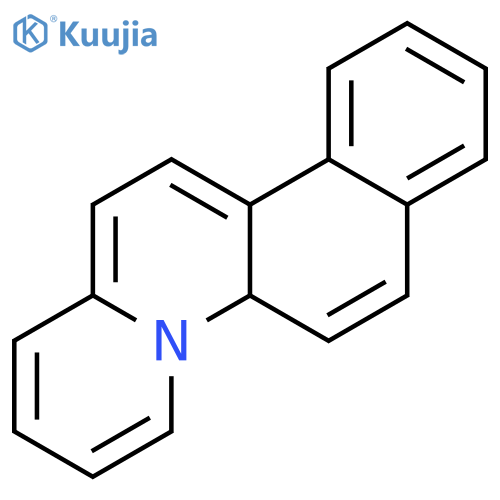 Naphtho[1,2-c]quinolizin-5-ium;chloride structure