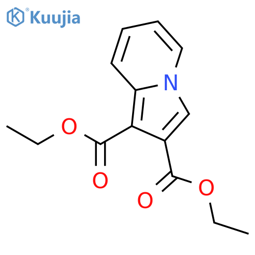 Diethyl 1,2-Indolizinedicarboxylate structure