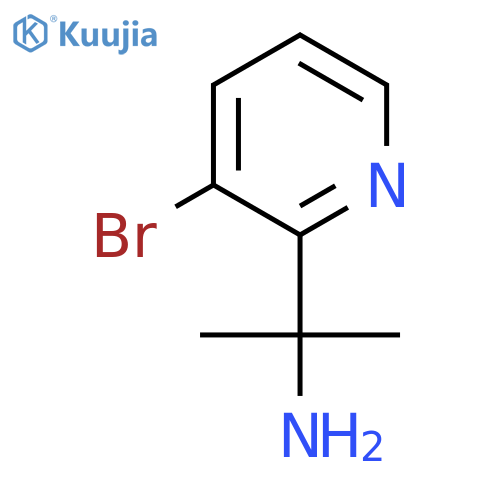 2-(3-bromopyridin-2-yl)propan-2-amine structure