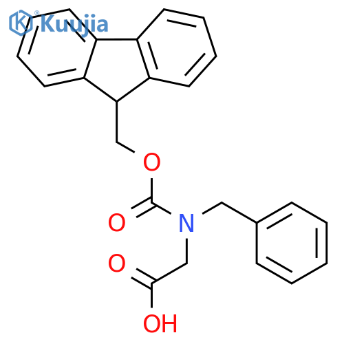 Fmoc-\u200bN-\u200bbenzylglycine structure