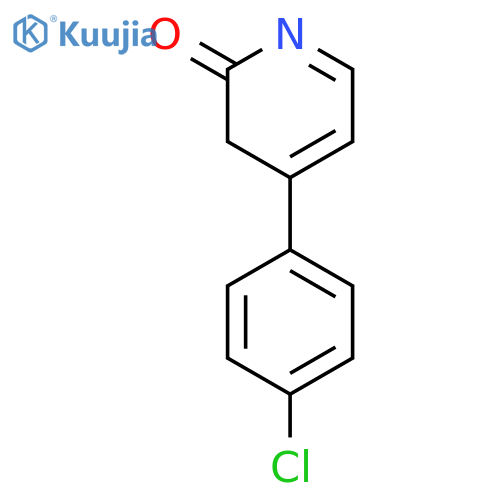 2(3H)-Pyridinone, 4-(4-chlorophenyl)- structure