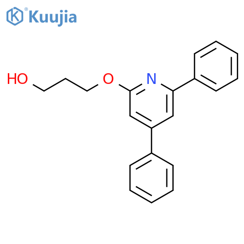 1-Propanol, 3-[(4,6-diphenyl-2-pyridinyl)oxy]- structure