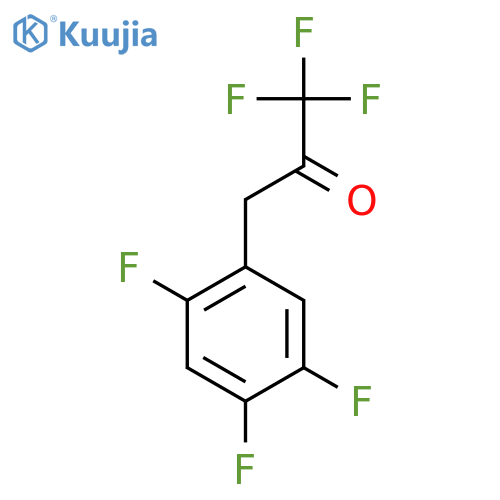 1,1,1-trifluoro-3-(2,4,5-trifluorophenyl)propan-2-one structure