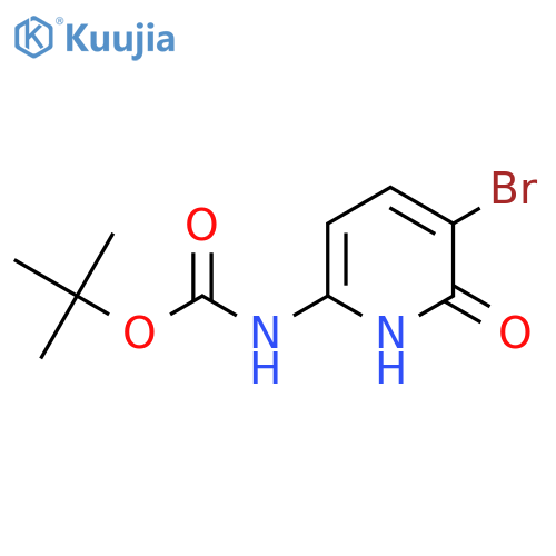 tert-butyl N-(5-bromo-6-hydroxypyridin-2-yl)carbamate structure