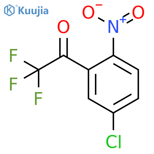1-(5-chloro-2-nitrophenyl)-2,2,2-trifluoroethan-1-one structure