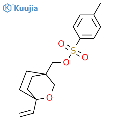 (1-Vinyl-2-oxabicyclo[2.2.2]octan-4-yl)methyl 4-methylbenzenesulfonate structure