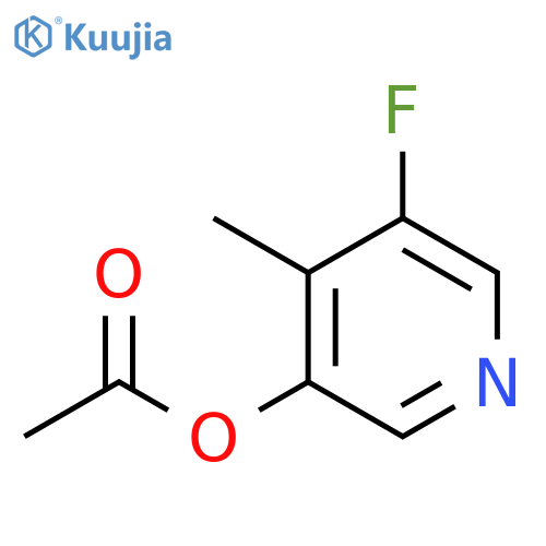 5-Fluoro-4-methyl-3-pyridylAcetate structure