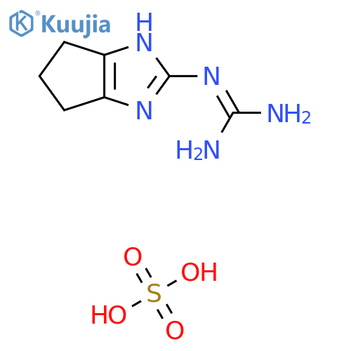 N-(1,4,5,6-Tetrahydrocyclopenta-dimidazol-2-yl)guanidine Sulfate structure