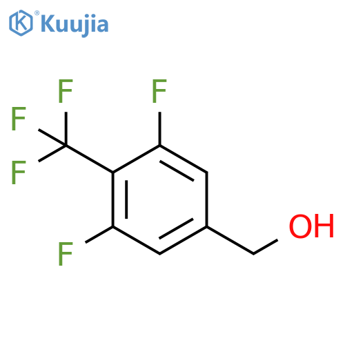 3,5-difluoro-4-(trifluoromethyl)phenylmethanol structure