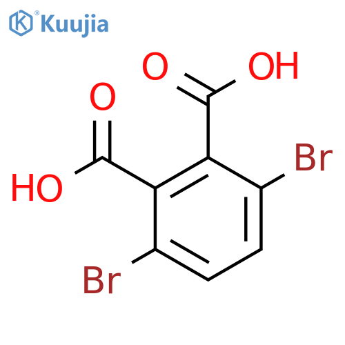3,6-dibromobenzene-1,2-dicarboxylic acid structure