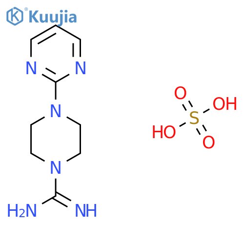 4-Pyrimidin-2-ylpiperazine-1-carboximidamide sulfate structure