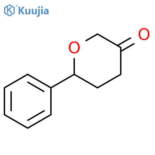 2H-Pyran-3(4H)-one, dihydro-6-phenyl- structure
