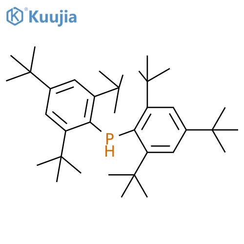 Phosphine, bis[2,4,6-tris(1,1-dimethylethyl)phenyl]- structure