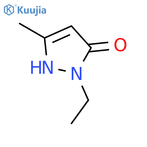 3H-Pyrazol-3-one,2-ethyl-1,2-dihydro-5-methyl- structure