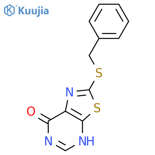 2-(Benzylsulfanyl)[1,3]thiazolo[5,4-d]pyrimidin-7(6H)-one structure