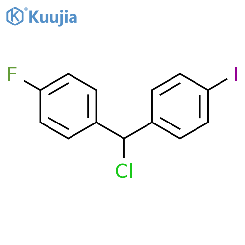 BENZENE, 1-[CHLORO(4-FLUOROPHENYL)METHYL]-4-IODO- structure