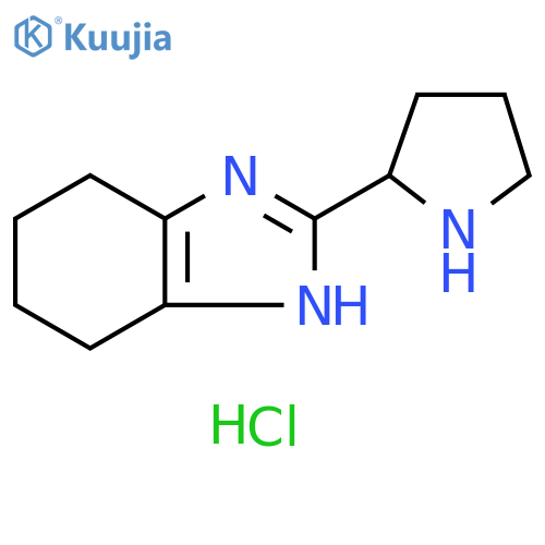 2-(pyrrolidin-2-yl)-4,5,6,7-tetrahydro-1H-benzo[d]imidazole dihydrochloride structure