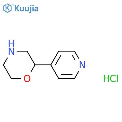 2-(pyridin-4-yl)morpholine dihydrochloride structure