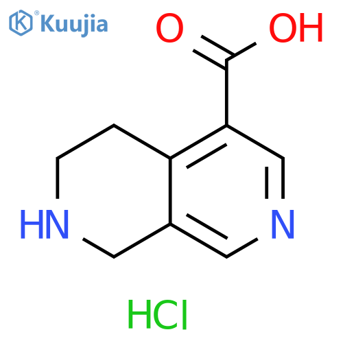 5,6,7,8-Tetrahydro-2,7-naphthyridine-4-carboxylic acid dihydrochloride structure
