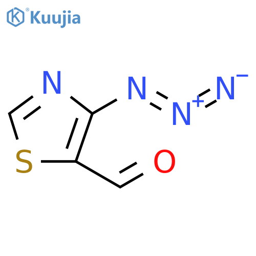 5-Thiazolecarboxaldehyde, 4-azido- structure