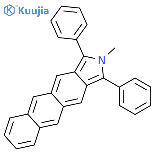 2H-Naphth[2,3-f]isoindole, 2-methyl-1,3-diphenyl- structure