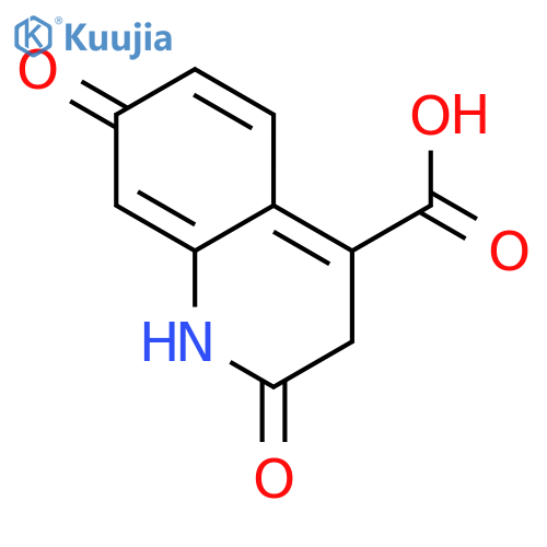 4-QUINOLINECARBOXYLIC ACID, 1,2,3,7-TETRAHYDRO-2,7-DIOXO- structure