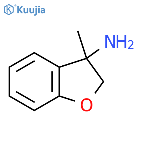 3-Methyl-2,3-dihydro-1-benzofuran-3-amine structure