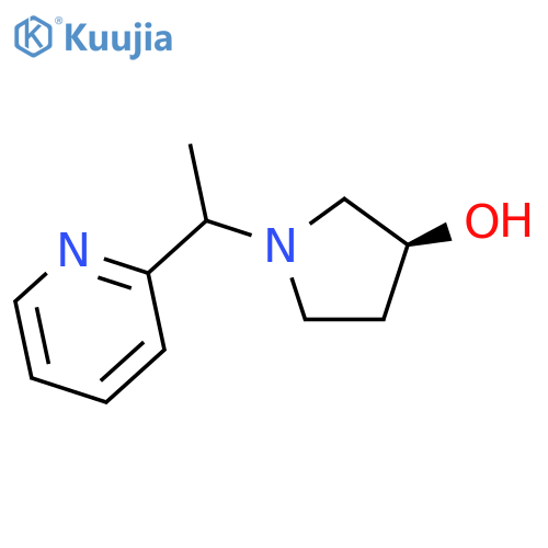 (3S)-1-(1-(Pyridin-2-yl)ethyl)pyrrolidin-3-ol structure